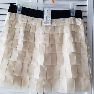 NWT J CREW MINI SKIRT SILK SIZE 2